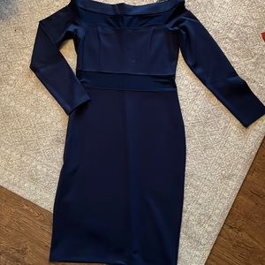 NEVER WORN L Navy Dress